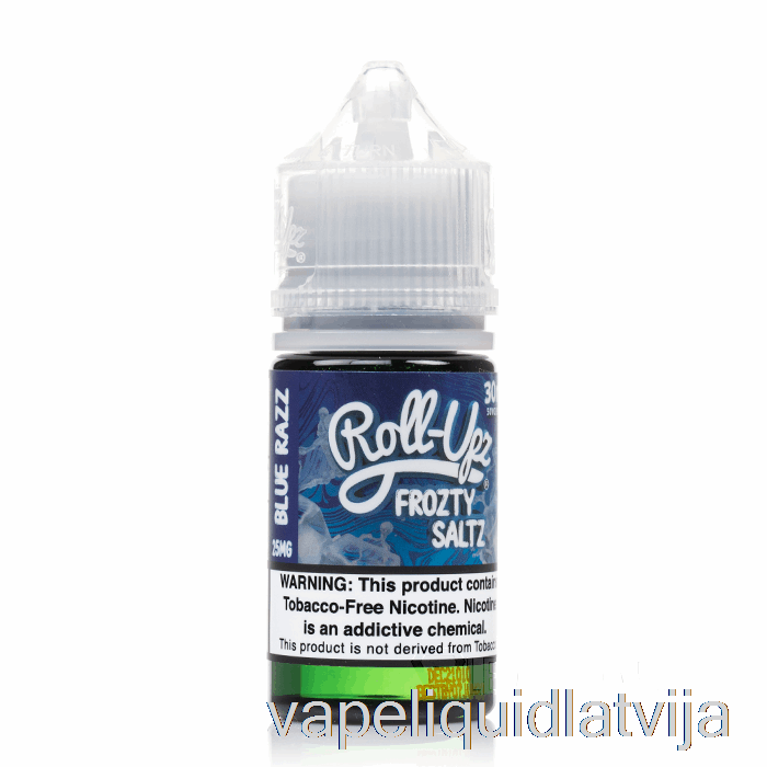 Zilo Aveņu Ledus - Sulas Roll-upz Sāls - 30ml 25mg Vape šķidrums